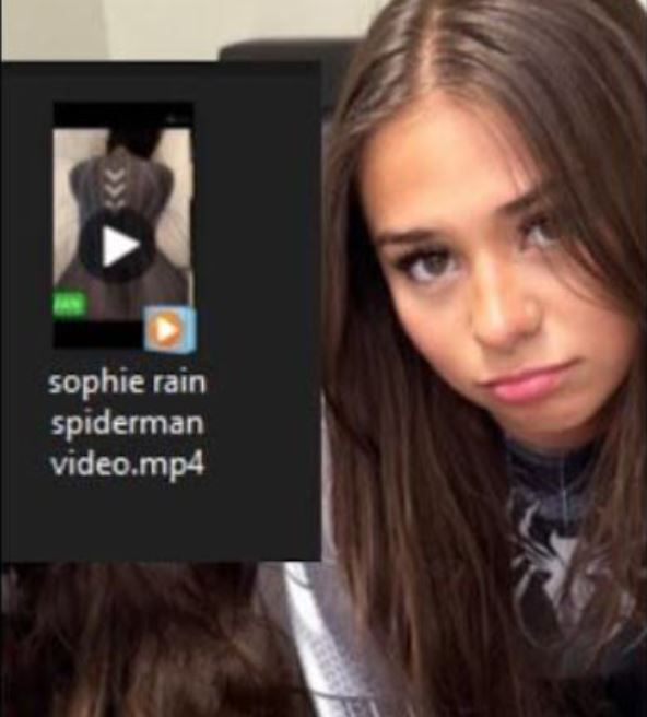 Sophie Rain Spiderman Original TikTok Video 